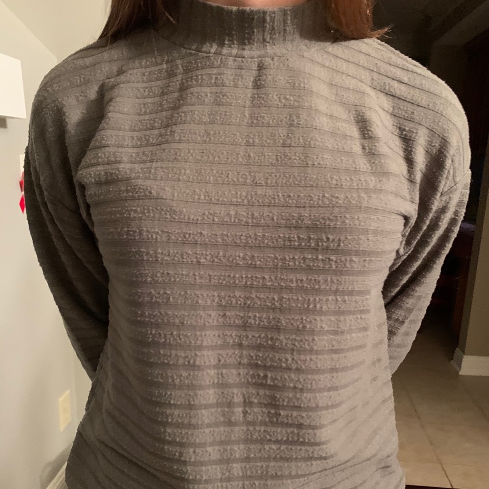 Army Green Turtle Neck